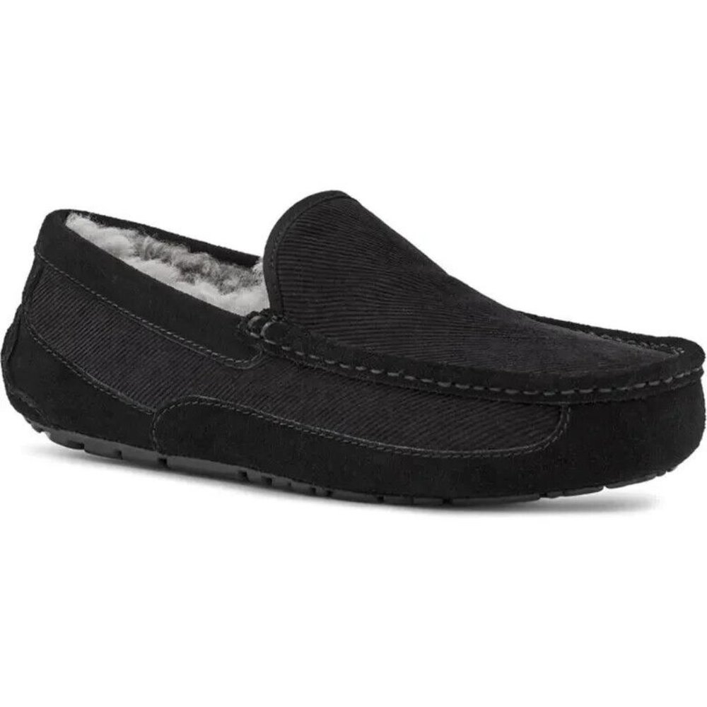 UGG Ascot Corduroy Shearling Slippers Men's